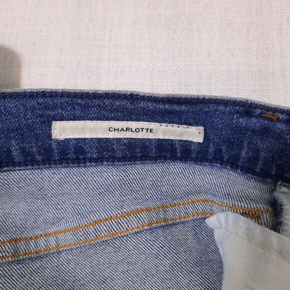 Citizens Of Humanity Charlotte Jeans Size 30 High Rise Straight Leg Button-Fly - Picture 10 of 13